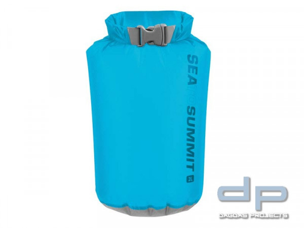 Sea to Summit Ultra-Sil Drysack 2L, blau, Volumen 2 Liter, Ultra-Sil 30D, Hypalon Rollverschluss