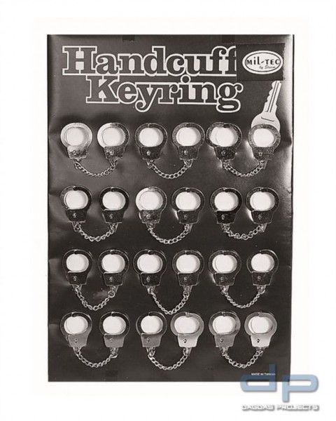 Schlüsselanhänger Handschellendisplay 12