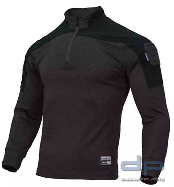 Emerson Gear Blue Label "UMP Frogmen" Langarm Shirt in Schwarz und Khaki
