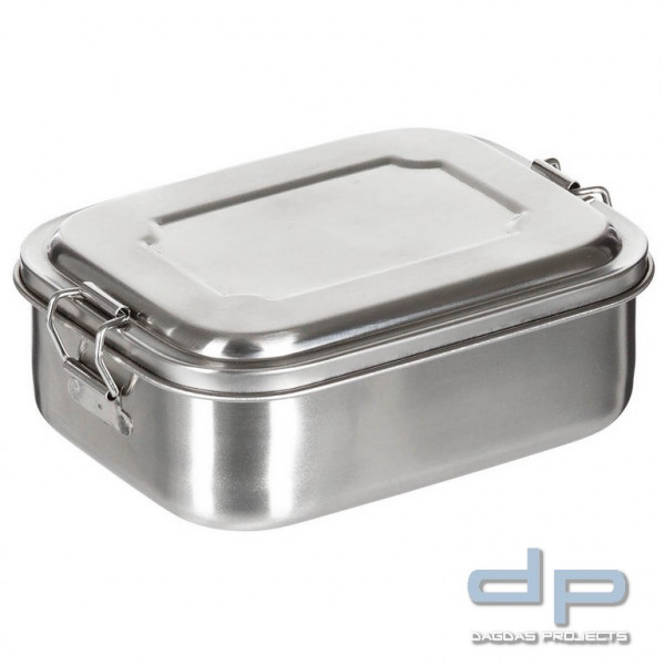 Lunchbox, &quot;Premium&quot;, Edelstahl, ca. 19x14,5x6,5 cm