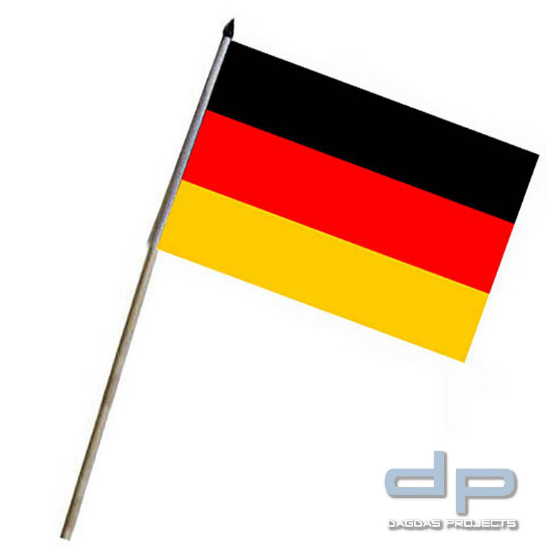 Deutschland Flagge mit Stab, Flaggen & Fahnen, Ausrüstung, Alle  Kategorien