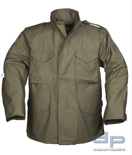 US Feldjacke M65 NYCO Teesar oliv