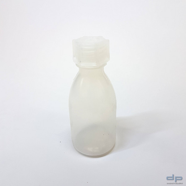 PVC-Flasche mit Deckel, weiß, 50 ml