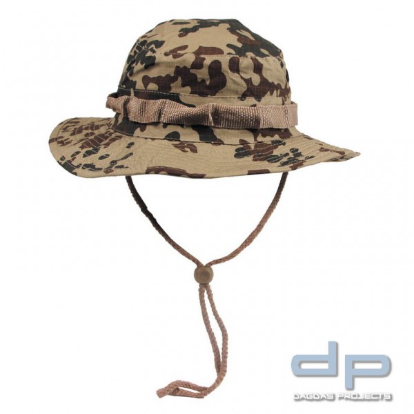 US GI Buschhut, BW tropentarn, mit Kinnband, GI Boonie