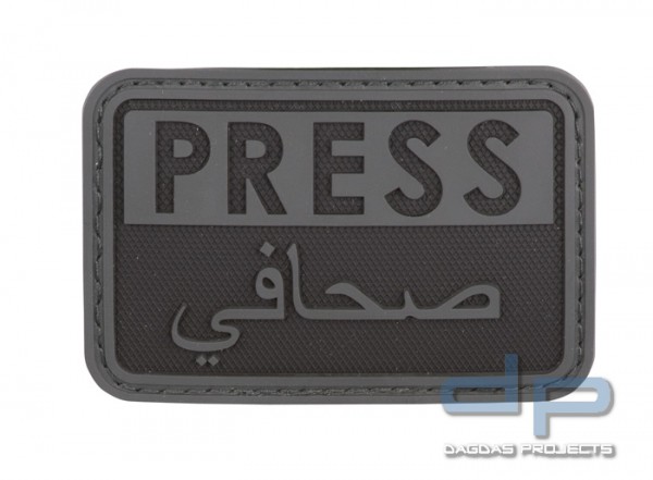Hazard 4 Press Patch Black PAT-PRS-BLK