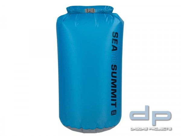 Sea to Summit Ultra-Sil Drysack 35L, blau, Volumen 35 Liter, Ultra-Sil 30D, Hypalon Rollverschluss
