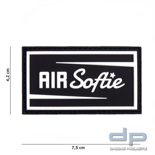 Emblem 3D PVC Air Softie schwarz