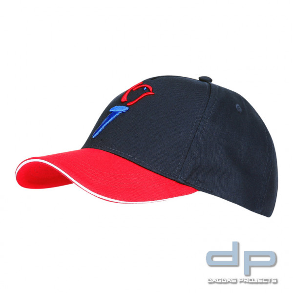 Baseball cap 75 jaar vrijheid rood/blauw
