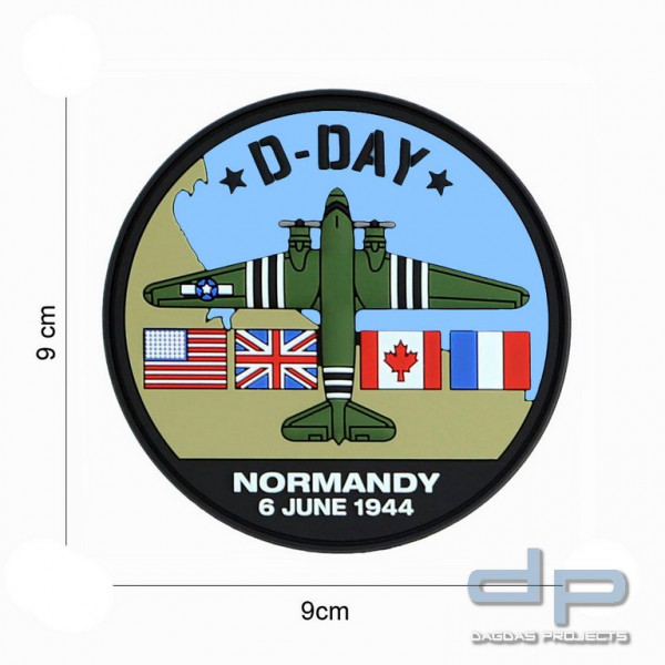Emblem 3D PVC D-Day C-47