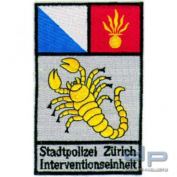 Stoffaufnäher - Stadtpolizei Zürich Interventionseinheit (CH)