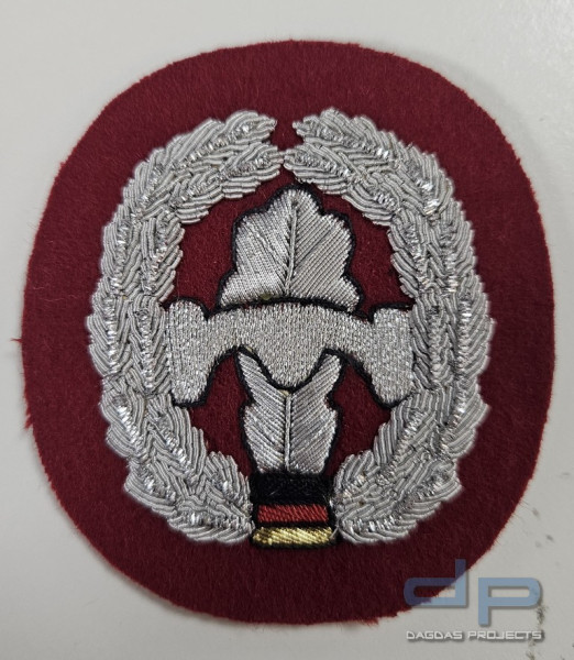 Barett Abzeichen Pioniertruppe Handgestickt