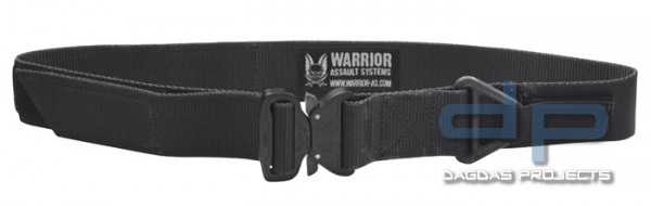 Warrior Rigger Belt mit Cobra Buckle Schwarz