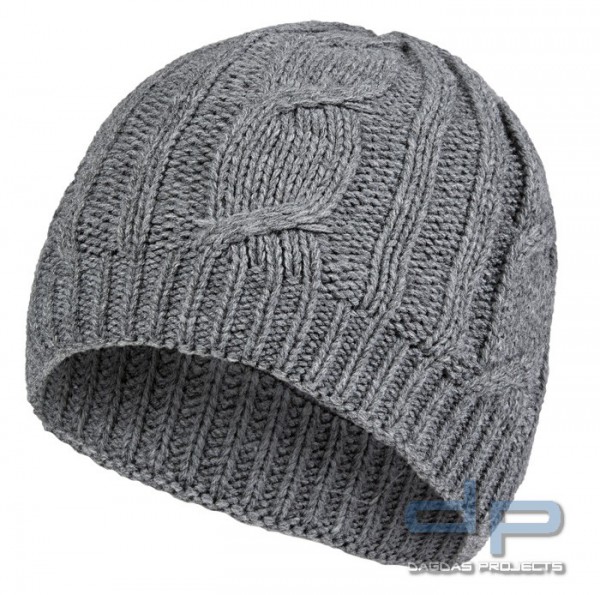 SealSkinz Waterproof Cable Knit Beanie Grau