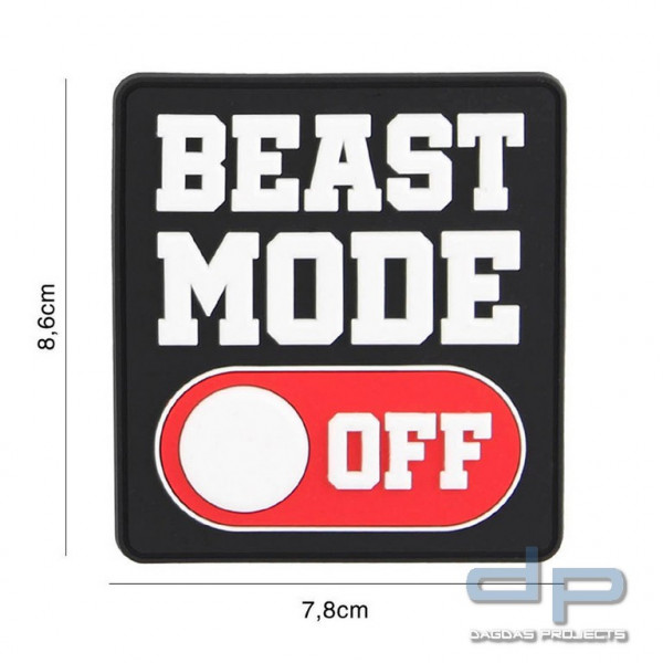 Emblem 3D PVC Beast mode off