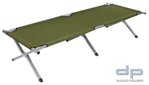 US Feldbett, Stahl, oliv