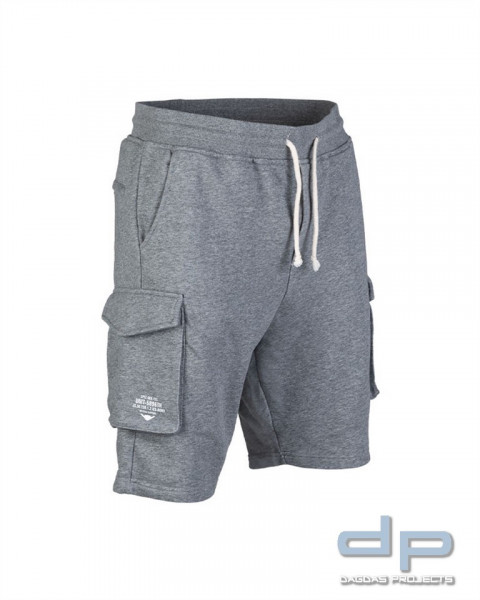 US SWEATSHORTS COTTON GRAU
