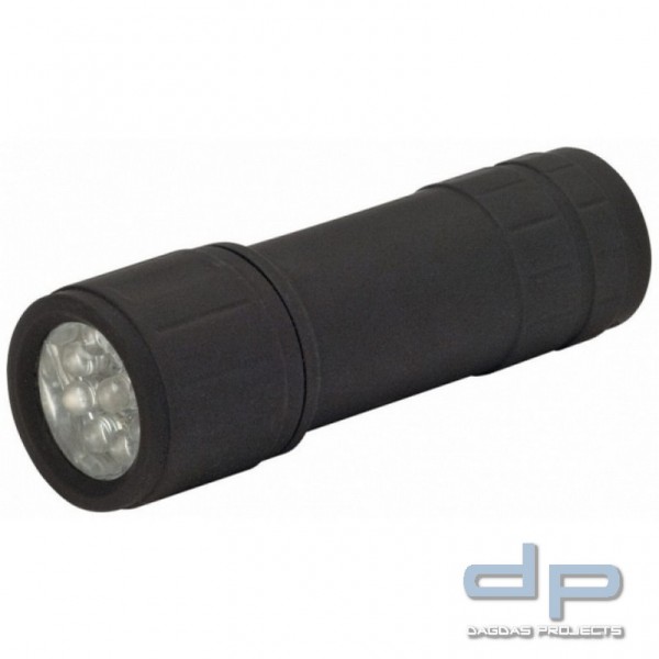 Power-LED Flashlight &quot;Longlife&quot; - 9 superhelle LEDs