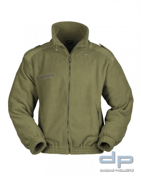 KÄLTESCHUTZJACKE FLEECE OLIV VPE 2