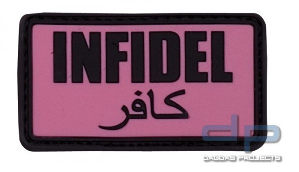 Rubber Patch Infidel Pink/Black