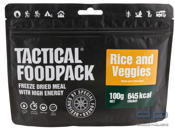 TACTICAL FOODPACK - REIS UND GEMÜSE