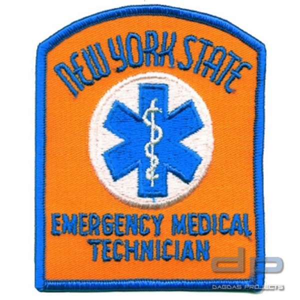 Stoffaufnäher - New York State - Emergency Medical Technician