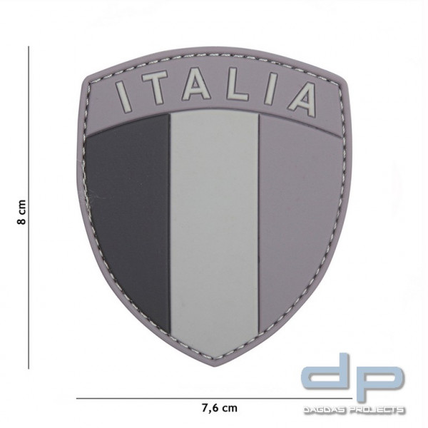 Emblem 3D Italia grau