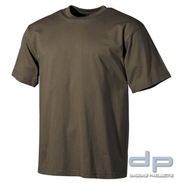 US T-Shirt, halbarm, oliv, 170 g/m²