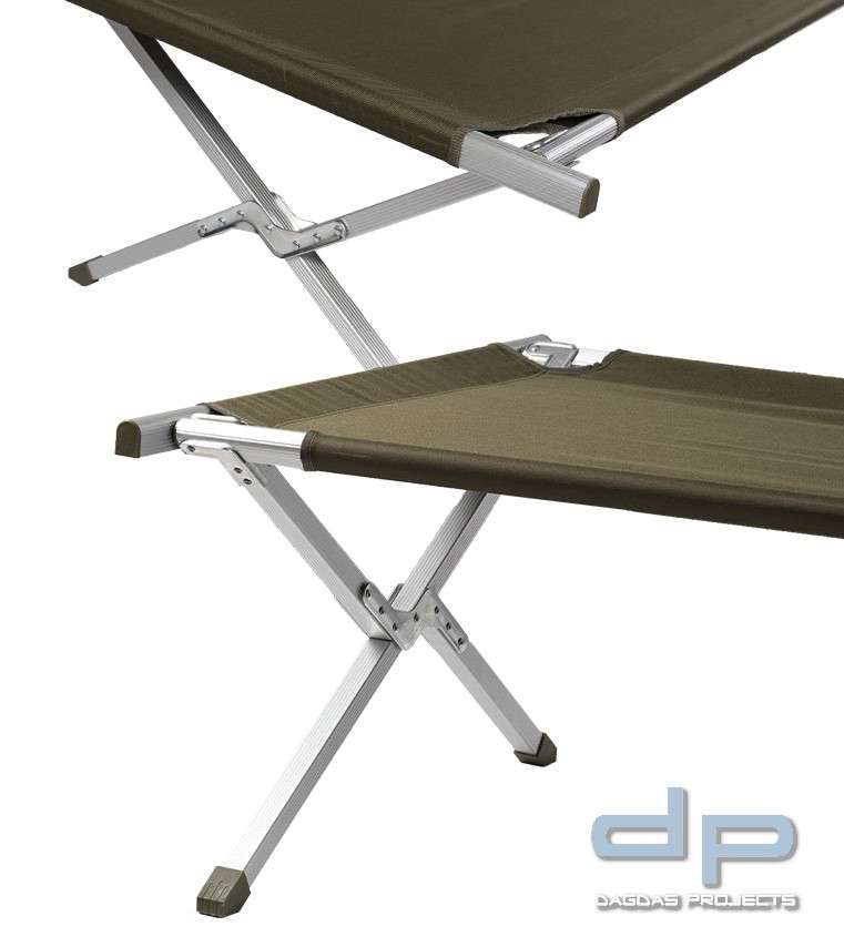 FELDBETT US TYP ALU EXTRA BREIT MIT TASCHE | Feldbetten | Schlafen | Camping/ Outdoor Equipment | Ausrüstung | Alle Kategorien