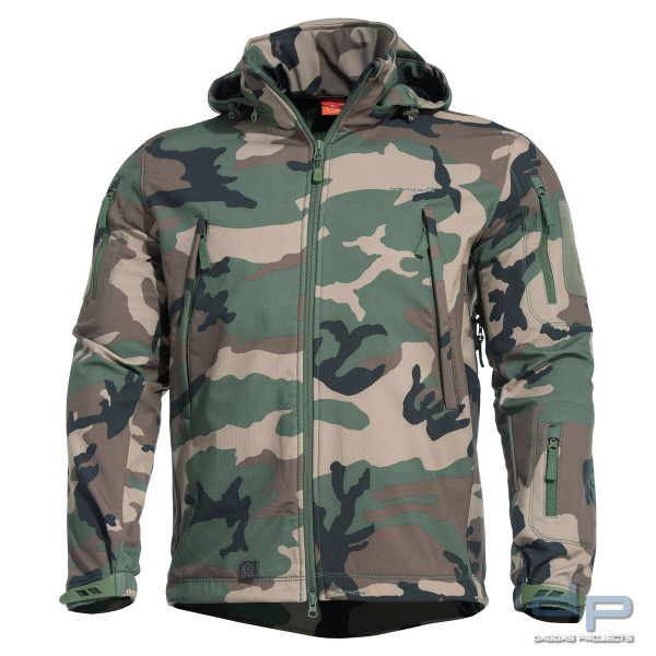 PENTAGON ARTAXES SOFTSHELL JACKE Woodland